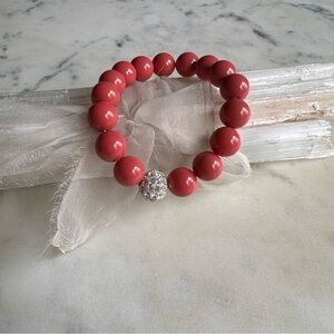 Stella & Dot Soirée Bracelet Coral​​​​​